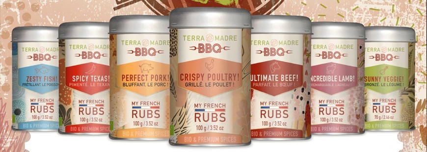 La French touch du barbecue : les rubs 100% bio made by Terra Madre
